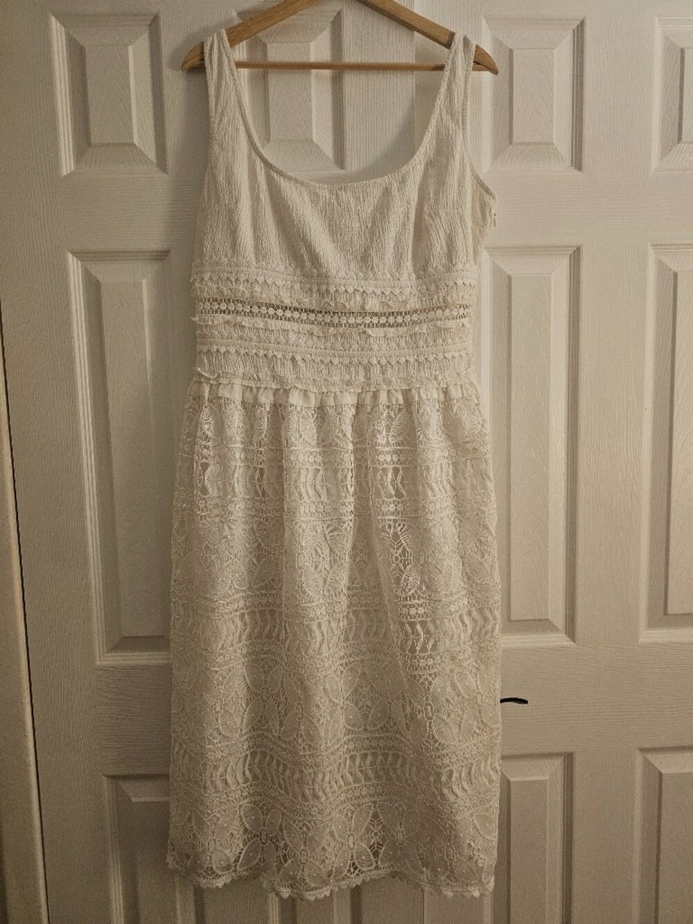 Anthropologie White Dress